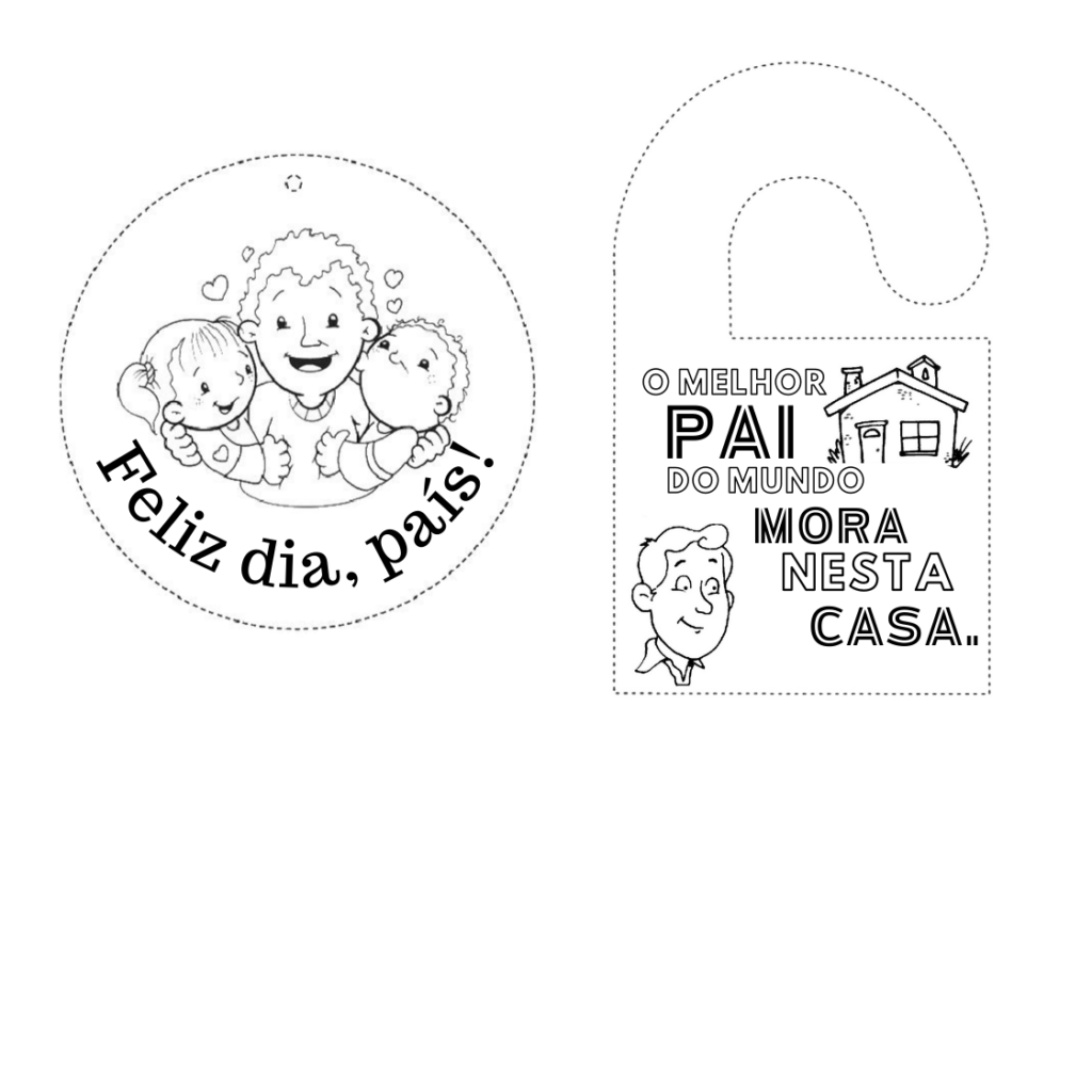4 cartões de presente para o dia dos pais (imprimir)