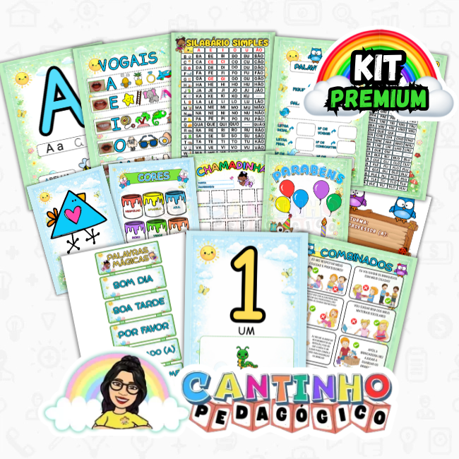 Kit Decoração Para Sala de Aula