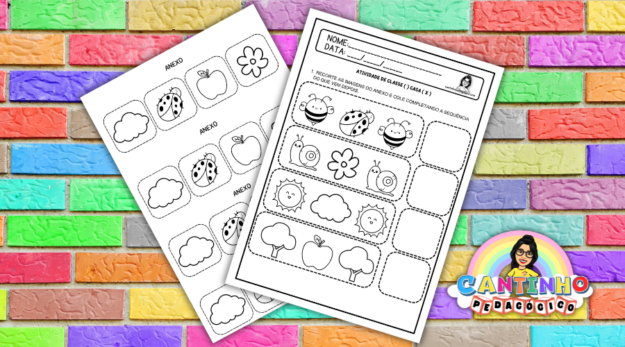 Atividade de Sequência Lógica para Educação Infantil