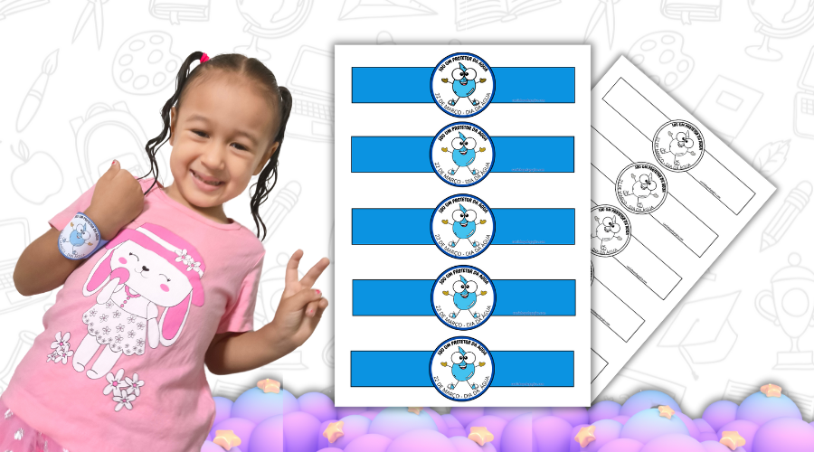 Atividade Infantil: Bracelete "Protetor da Água" para o Dia Mundial da Água