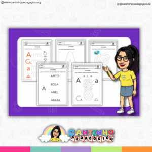 Vogal A – 5 Atividades Lúdicas para Educação Infantil (PDF)