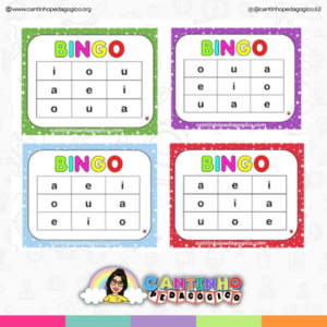 Bingo das Vogais Minúsculas